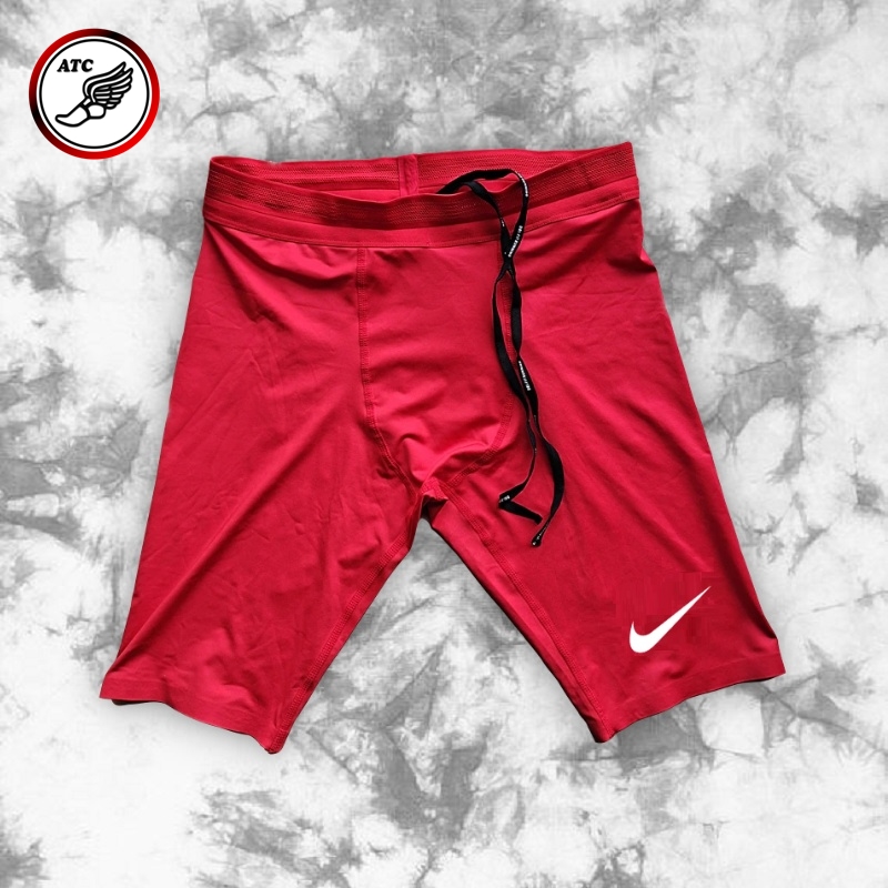 Nike Aeroswift Men's Half Tights Size Medium Red DM4622 016